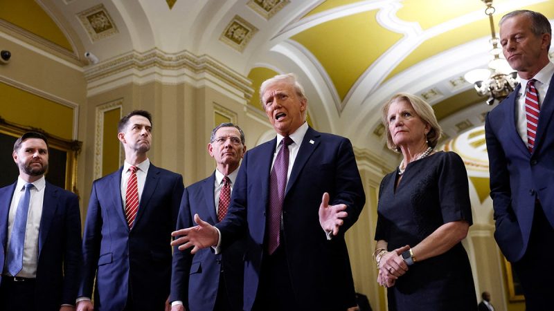 Trump, Senate GOP budget leaders huddle at White House on reconciliation bill