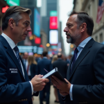 US stocks open in the red: Dow Jones slips 240 points, Nasdaq slips 0.3%