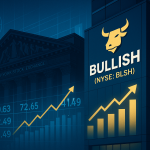 Bullish shares surge 6% after earnings beat in first result after listing