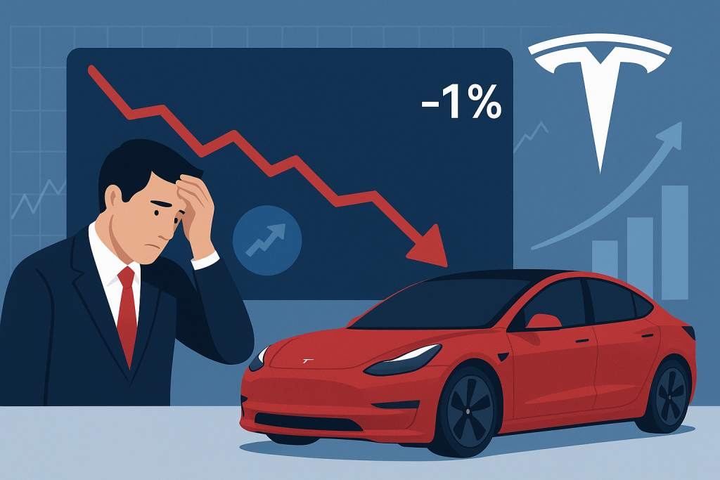 Why Tesla stock is extending its sharp decline on Friday