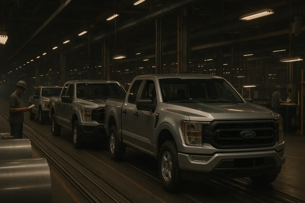 Ford stock tumbles 7% after report that Novelis plant fire will disrupt production