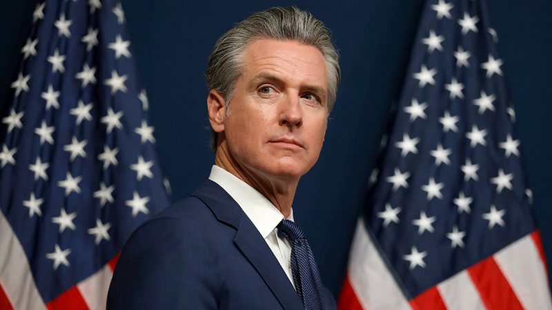 Newsom and Harris both position themselves as potential 2028 White House contenders