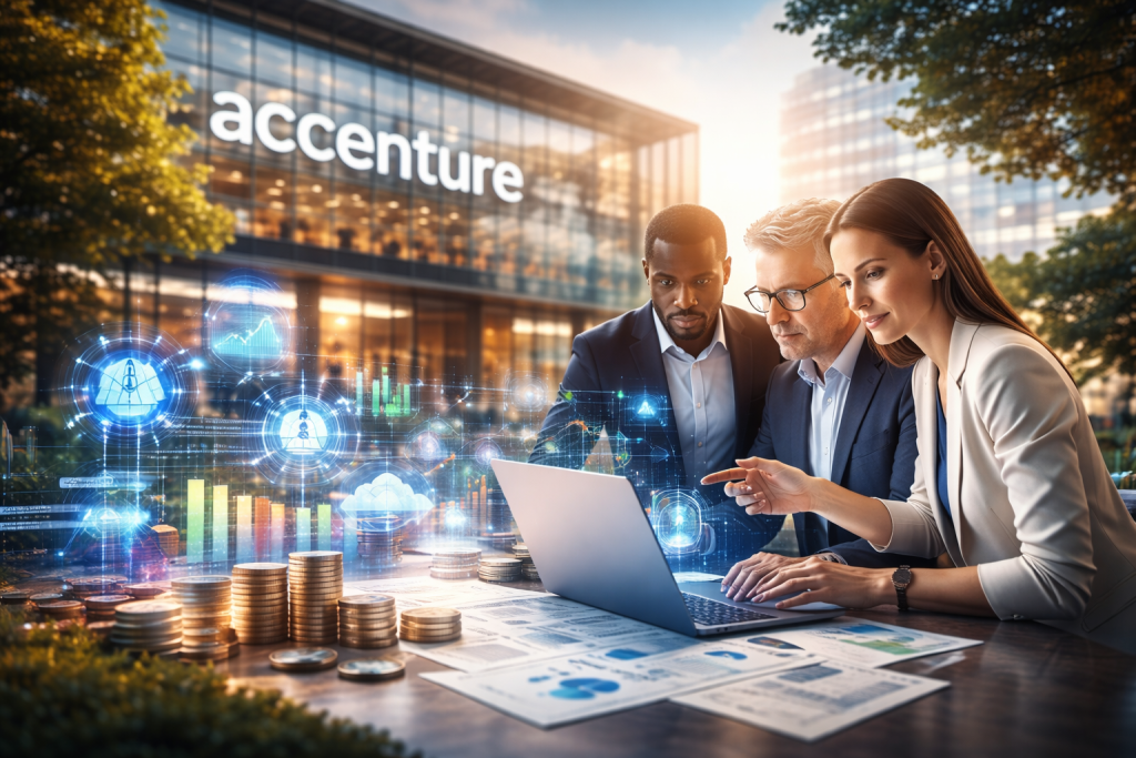 Accenture beats estimates on AI demand, but shares slide on outlook