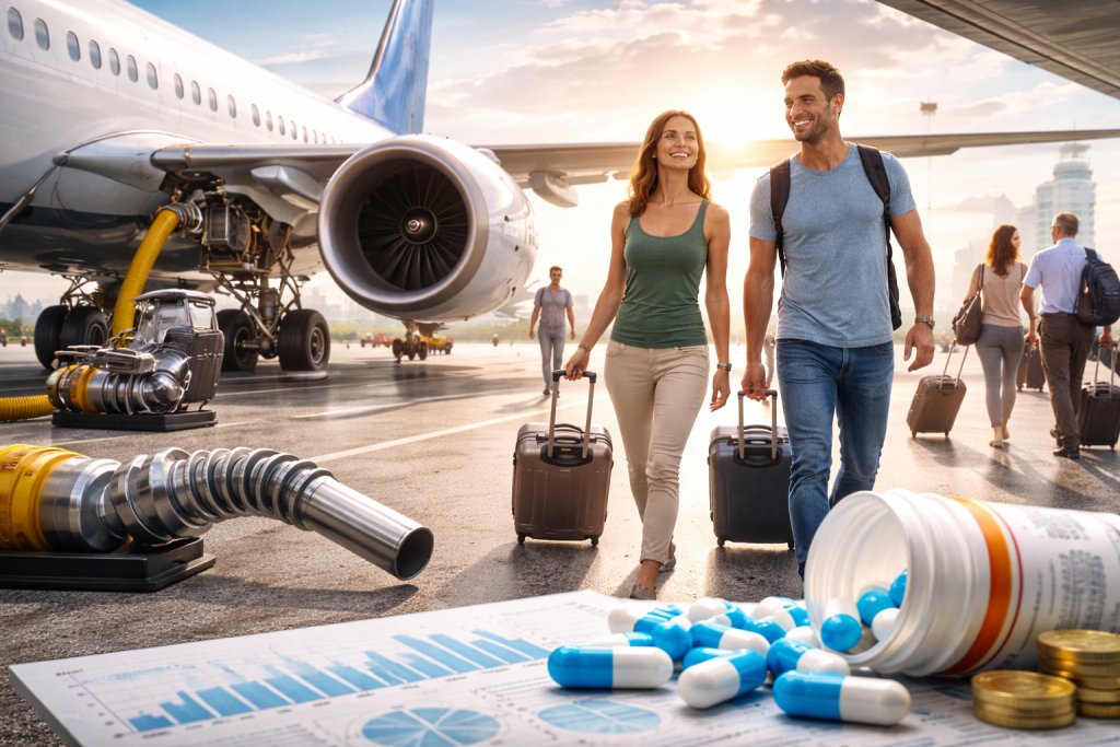 Slimmer passengers, fatter margins: how weight-loss drugs help US airlines